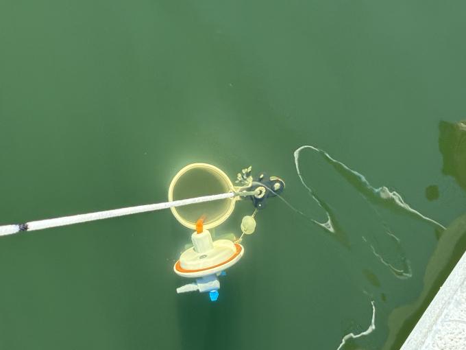 Van Dorn used to capture water sample. 